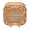 Bali & Pari Keita Bohemian Natural Rattan and Mahogany Wood Nightstand 244-13671-ZORO - alternate 6